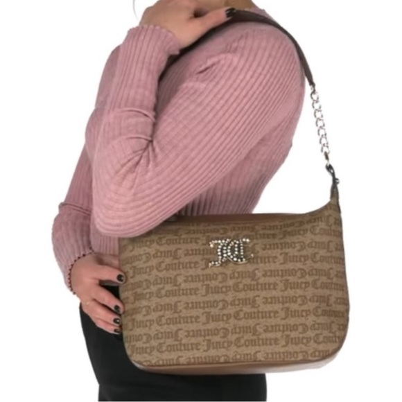 ‼️SOLD‼️Juicy Couture Brighter than a Diamond Chestnut
Chino Hobo Purse - Picture 3 of 12